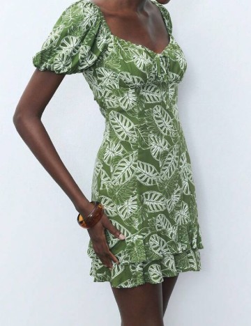 Rochie scurta SHEIN, verde