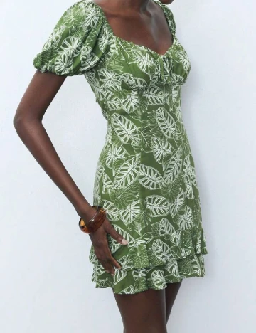 Rochie scurta SHEIN, verde