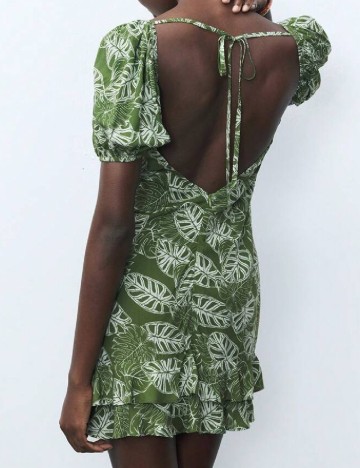 Rochie scurta SHEIN, verde
