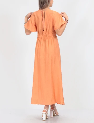 Rochie lunga Vero Moda, portocaliu Portocaliu