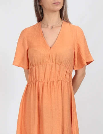 Rochie lunga Vero Moda, portocaliu Portocaliu