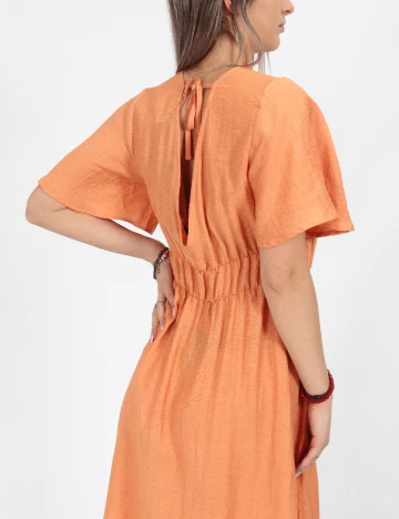 Rochie lunga Vero Moda, portocaliu Portocaliu