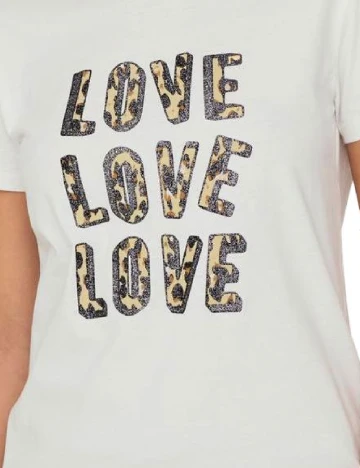 Tricou Jacqueline de Yong, alb