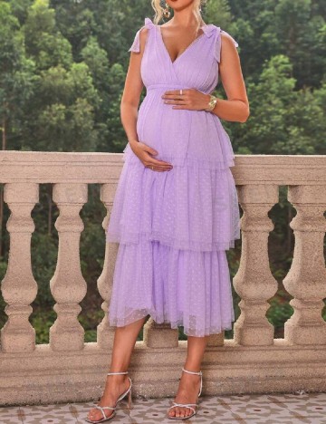 Rochie medie SHEIN Maternity, mov