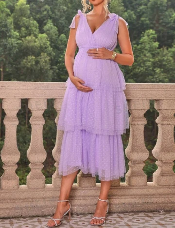Rochie medie SHEIN Maternity, mov