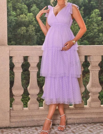 Rochie medie SHEIN Maternity, mov