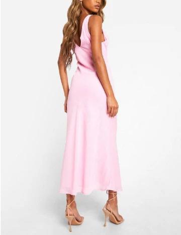 Rochie medie Boohoo, roz