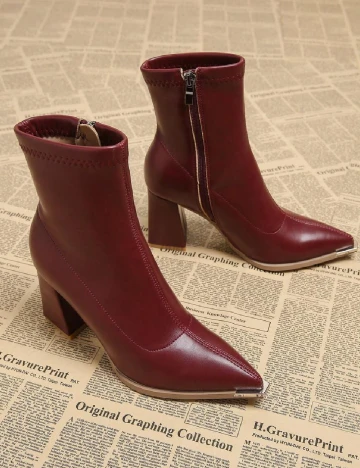 Botine SHEIN, visiniu