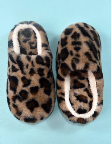Papuci de Casa SHEIN, animal print