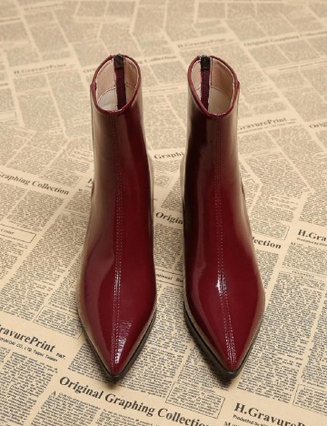 Botine SHEIN, rosu
