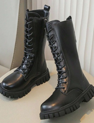 
						Cizme Shein Kids, negru