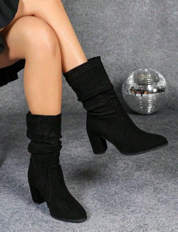 Botine SHEIN, negru
