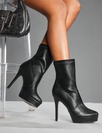 
						Botine SHEIN, negru
