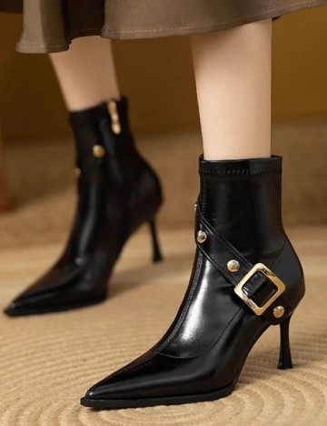 
						Botine SHEIN, negru