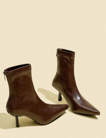 
						Botine SHEIN, maro