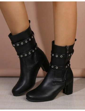 
						Botine SHEIN, negru