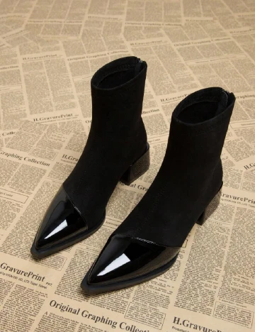 Botine SHEIN, negru