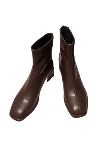 
						Botine SHEIN, maro