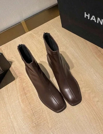 Botine SHEIN, maro