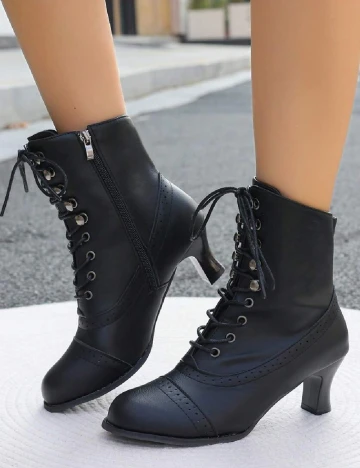 Botine SHEIN, negru