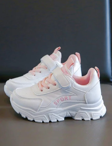 Adidasi Shein Kids, alb