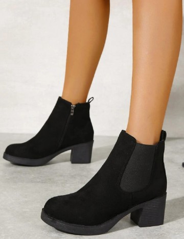 
						Botine SHEIN, negru