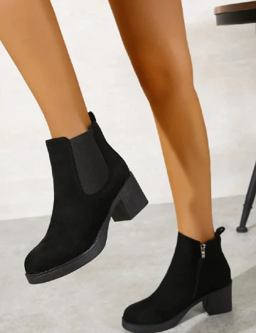 Botine SHEIN, negru