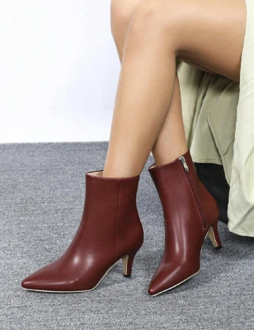 Botine SHEIN, visiniu