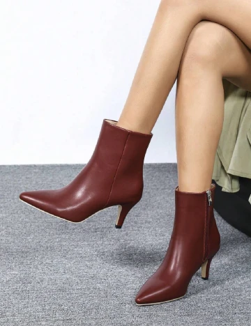 Botine SHEIN, visiniu