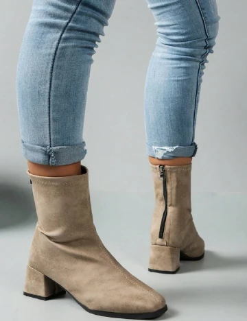 Botine SHEIN, bej