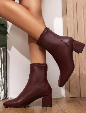 Botine SHEIN, visiniu
