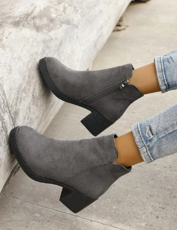 Botine SHEIN, gri