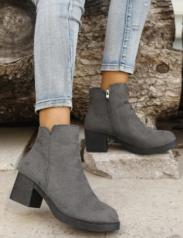 Botine SHEIN, gri
