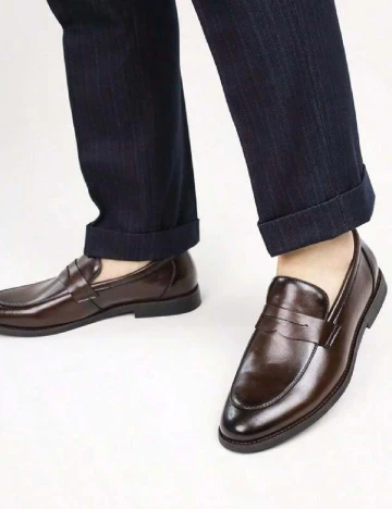 Mocasini SHEIN, maro Maro