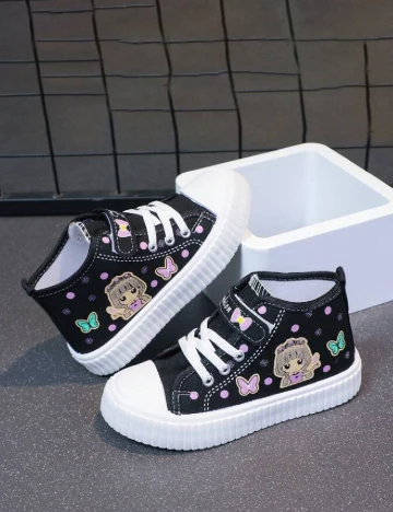 Tenisi Shein Kids, negru Negru