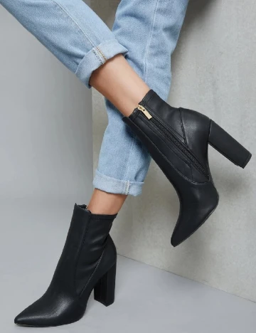 Botine SHEIN, negru