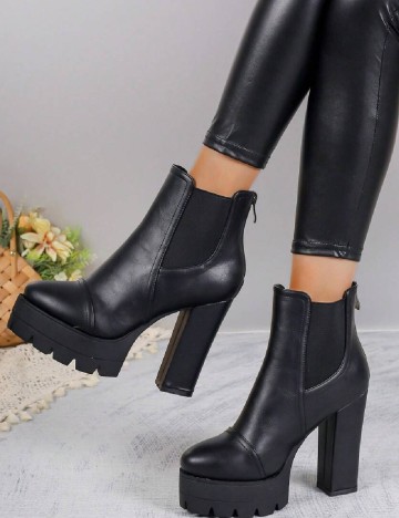 Botine SHEIN, negru