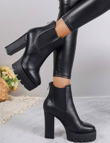 Botine SHEIN, negru