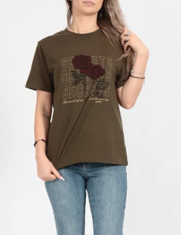 Tricou Jack&Jones, verde inchis