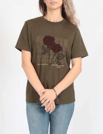 Tricou Jack&Jones, verde inchis