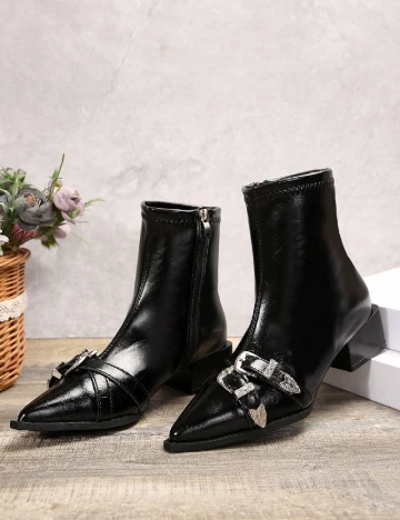 Botine SHEIN, negru