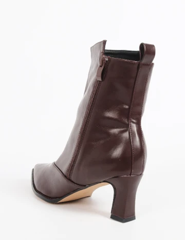 Botine SHEIN, maro