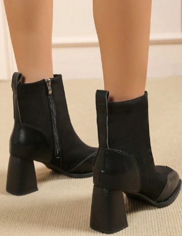 Botine SHEIN, negru