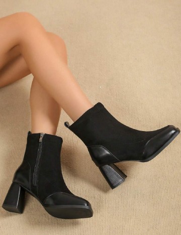 Botine SHEIN, negru