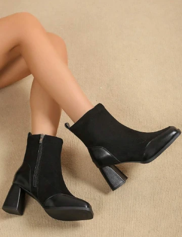 Botine SHEIN, negru
