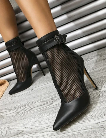 Botine SHEIN, negru Negru