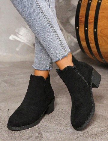 
						Botine SHEIN, negru