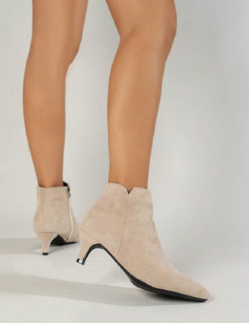 Botine SHEIN, crem