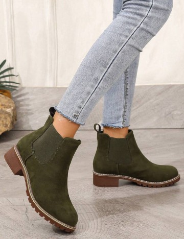 Botine SHEIN, verde