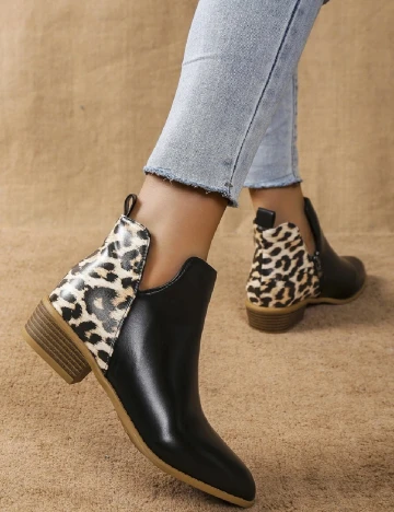 Botine SHEIN, negru